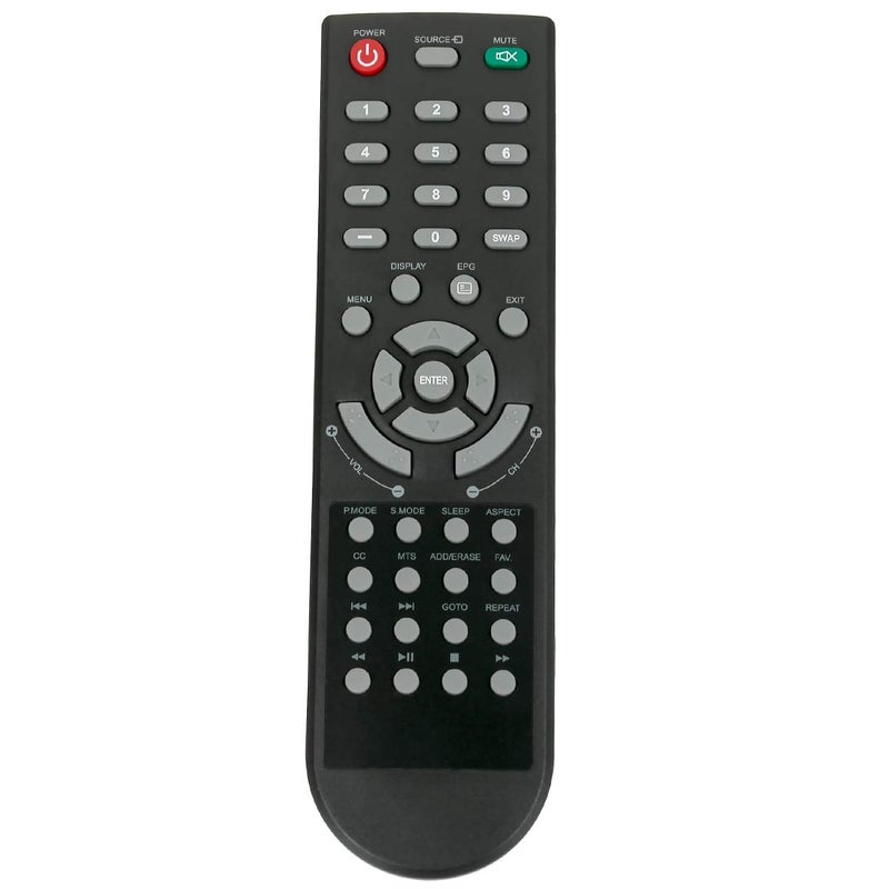 ZdalaMit New Remote Control Replacement Applicable for Polaroid TV 32GSR3000FC 40GSR3000FC 55GTR3000-2 55GTR3000 55GTR3000 DE550M3N4AU-YA4 DE416T1N4AU-PA4 24GSD3000UA 24GSD3000SA 32GSD3000FB 22GSD3000F - Image 1